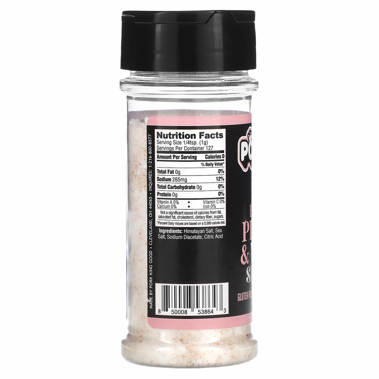 Pork King Good, Гималайская розовая соль и уксус, 127,5 г (4,5 унции)