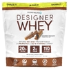 Designer Wellness, Designer Whey, натуральный порошок из 100% сывороточного протеина, изысканный шоколад, 1,82 кг (4 фунта)