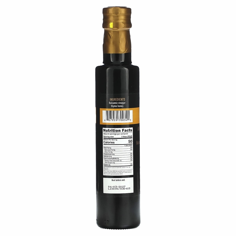Gaea, Ancient Greek Balsamic, OXYMELO, бальзамический уксус и чабрец, 250 мл (8,5 жидк. унц.)