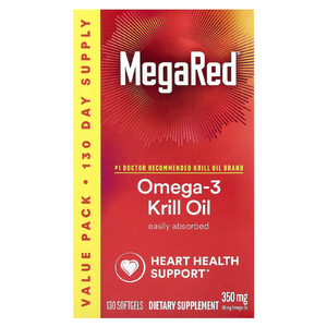 Schiff, MegaRed®, масло криля с омега-3, ваниль, 350 мг, 130 мягких таблеток