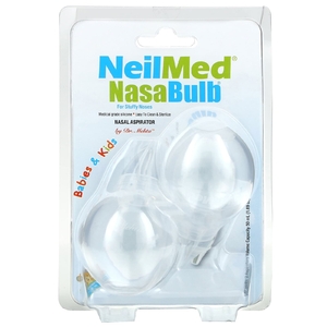 NeilMed, Babies & Kids, NasaBulb, назальный аспиратор, 2 аспиратора, 50 мл (1,69 унции) (Товар снят с продажи) 