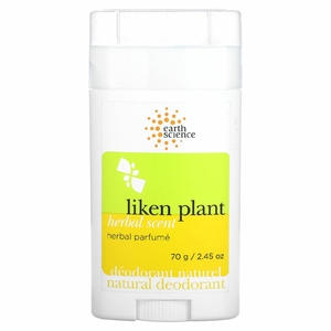 Earth Science, Натуральный дезодорант, Liken Plant, травяной, 70 г (2,45 унции)