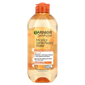 Garnier, SkinActive, мицеллярная вода для деликатного пилинга, 400 мл (13,5 жидк. унц.)