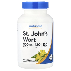 Nutricost, Зверобой, 500 мг, 120 капсул