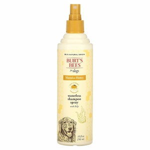 Burt's Bees, Безводный шампунь-спрей Manuka Honey с водорослями, для собак, с молоком и медом, 296 (10 жидк. унц.) (Товар снят с продажи) 