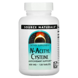 Source Naturals, N-ацетилцистеин, 600 мг, 120 таблеток