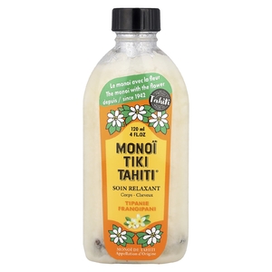 Monoi Tiare Tahiti, Monoi Tiki Tahiti®, типани, кокосовое масло, 120 мл (4 жидк. унции)