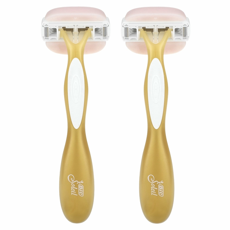 BIC, Soleil Glide, одноразовые бритвенные станки, 2 шт.