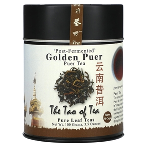 The Tao of Tea, Чай Golden Puer, постферментированный, 100 г (3,5 унции)