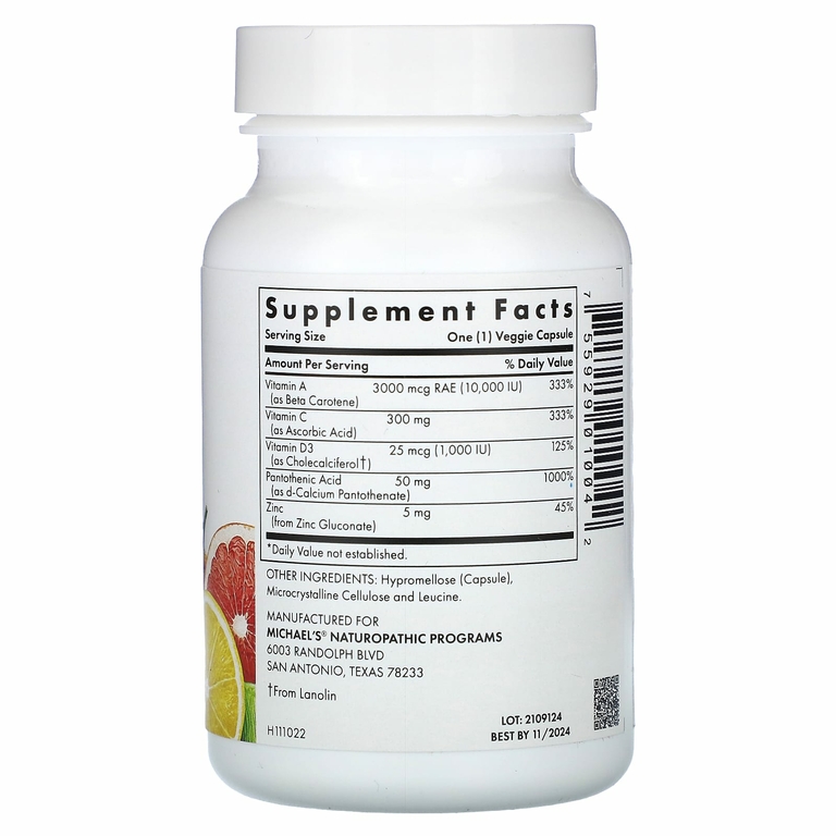 Michael's Health, Essential Immune Nutrients, 60 вегетарианских капсул (Товар снят с продажи) 