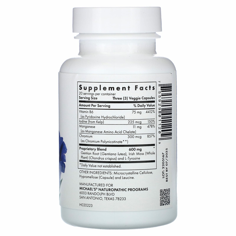 Michael's Health, Thyroid Factors, 60 веганских капсул (Товар снят с продажи) 