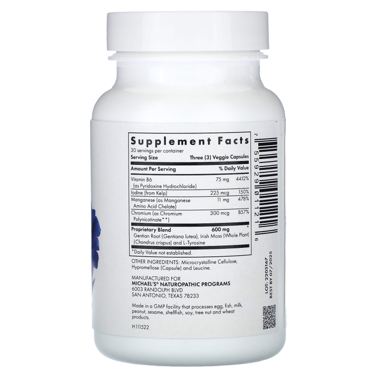 Michael's Health, Thyroid Factors, 90 веганских капсул