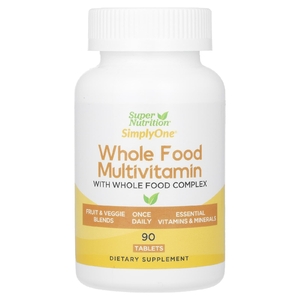 Super Nutrition, SimplyOne, цельнопищевые мультивитамины, 90 таблеток