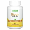 Super Nutrition, биотин, 5000 мкг, 120 растительных капсул