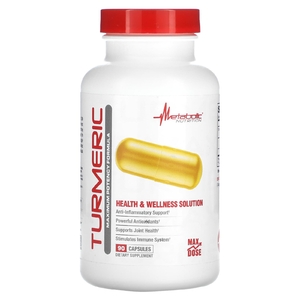 Metabolic Nutrition, Куркума, 90 капсул