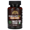 YumVs, Strong Earth Kids, органические жевательные мармеладки, мультивитамины, ягоды, 60 жевательных таблеток