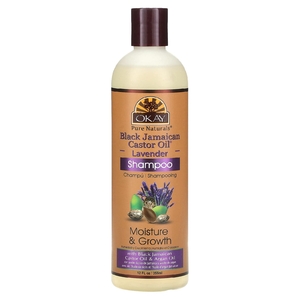 Okay Pure Naturals, Черное ямайское касторовое масло, шампунь, лаванда, 355 мл (12 жидк. унц.)