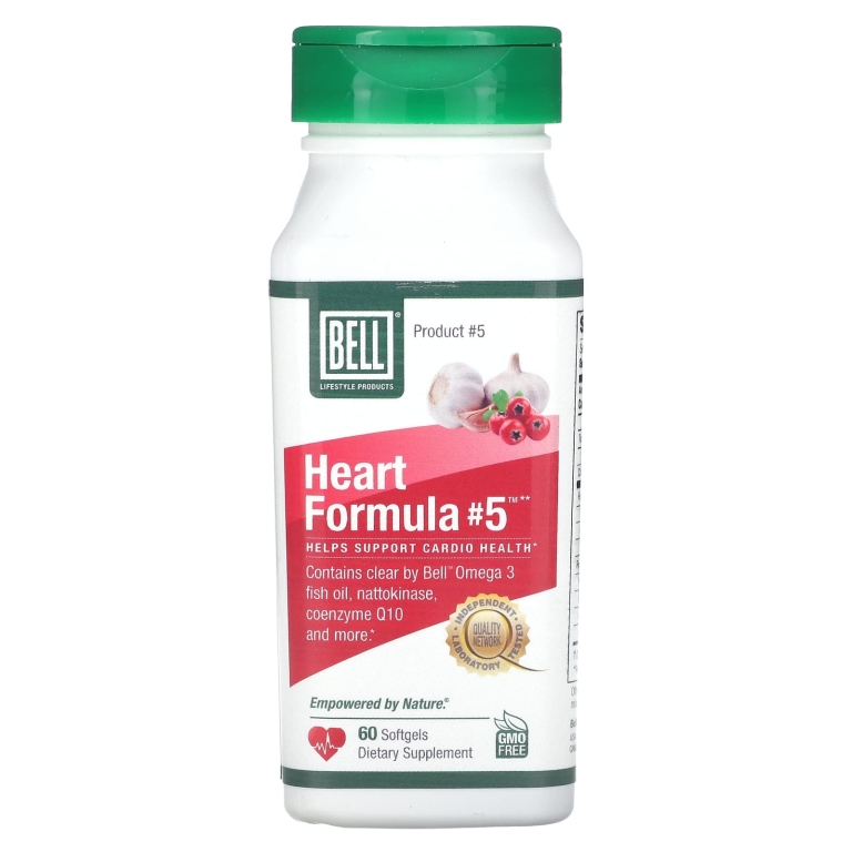 Bell Lifestyle, Heart Formula # 5, 60 мягких таблеток (Товар снят с продажи) 
