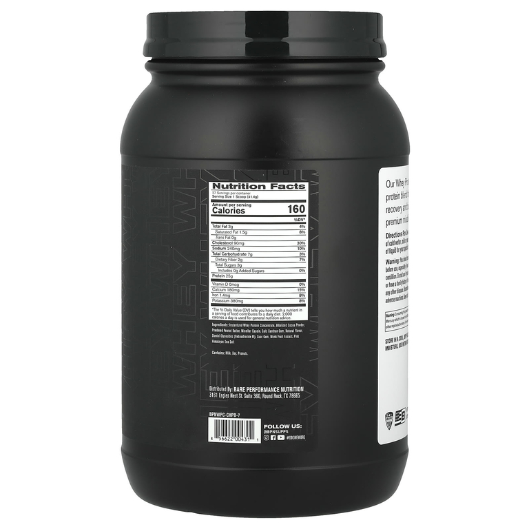 BPN, Whey Protein, шоколадно-арахисовая паста, 1118 г (2 фунта)