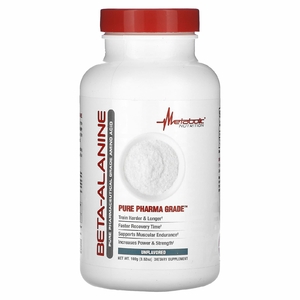Metabolic Nutrition, Бета-аланин, без добавок, 100 г (3,52 унции)