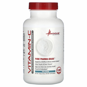 Metabolic Nutrition, Витамин C, без добавок, 1000 мг, 100 г (3,52 унции)