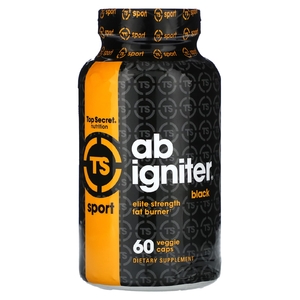 Top Secret Nutrition, Ab Igniter, черный, 60 растительных капсул (Товар снят с продажи) 