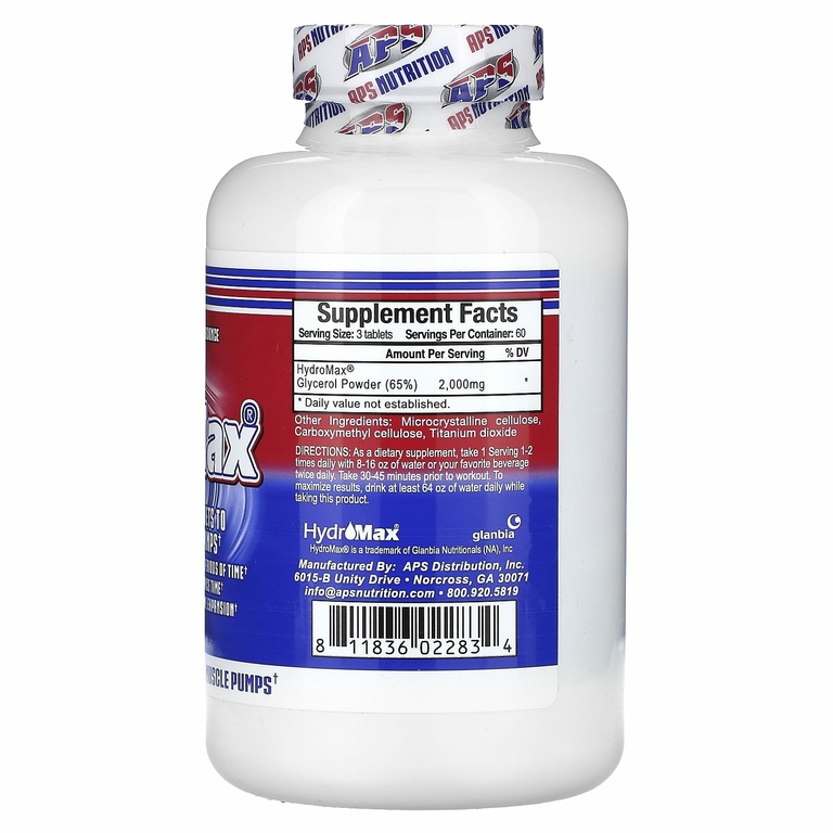 APS, HydroMax, 180 таблеток (666 мг в таблетке)