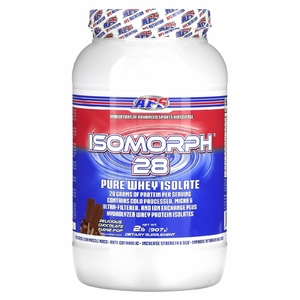 APS, Isomorph 28, чистый изолят сыворотки, вкусная шоколадная помадка, 907 г (2 фунта)