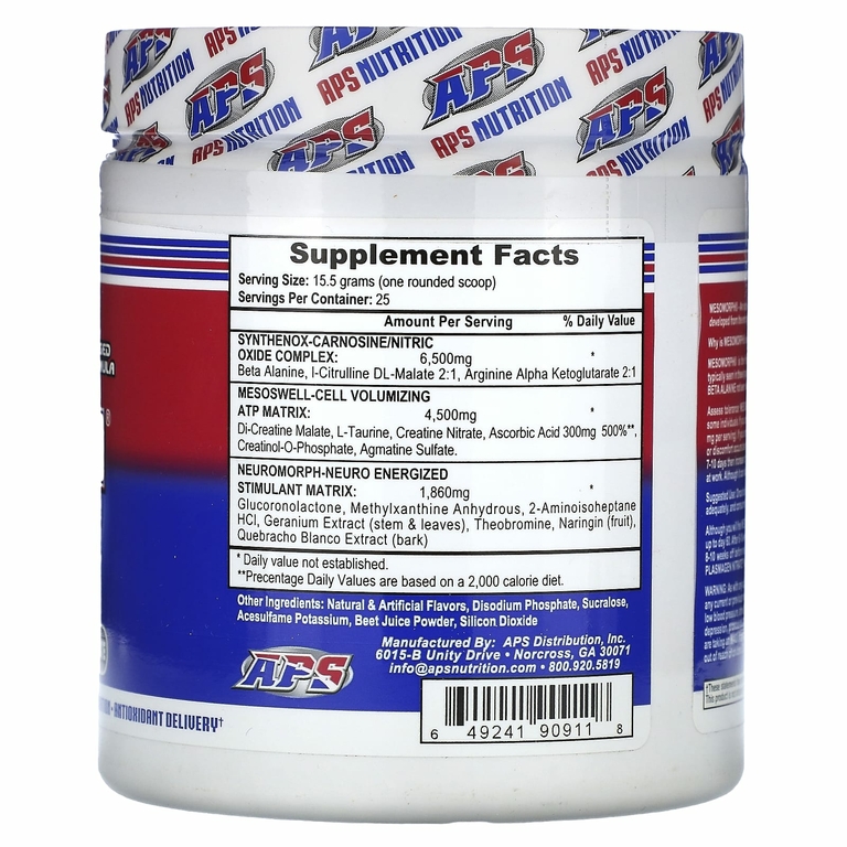 APS, Mesomorph, арбуз, 388 г (13,68 унции)