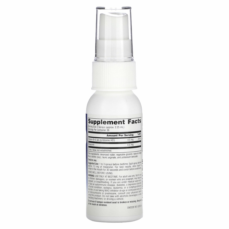 Source Naturals, Sleep Science, NutraSpray, мелатонин, апельсиновый вкус, 1,5 мг, 59,14 мл (2 жидк. унц.)