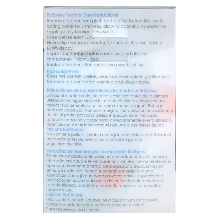 RaZbaby, набор для прорезывания зубов, от 0 месяцев, «самолет», 1 шт. (Товар снят с продажи) 