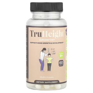 TruHeight, Growth, мультивитамины для детей от 5 лет, 60 капсул