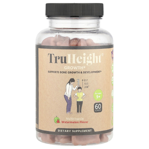 TruHeight, Growth Gummies, мультивитамины, для детей от 5 лет, со вкусом арбуза, 60 жевательных таблеток