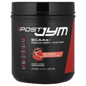 JYM Supplement Science, После JYM® BCAA + матрица восстановления, арбуз, 630 г (1,4 фунта)