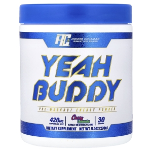 Ronnie Coleman, Signature Series, Yeah Buddy®, пополнение запаса энергии перед тренировкой, в порошке, вишня и лаймад, 270 г (9,5 унции)