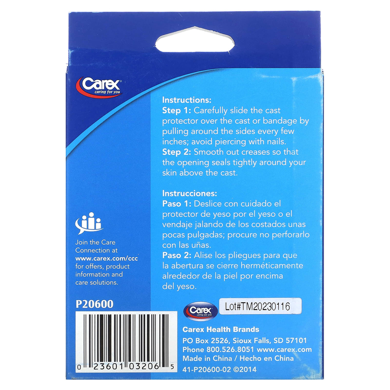 Carex, EZ Stretch, Cast Protector, для ног, 1 Cast Protector
