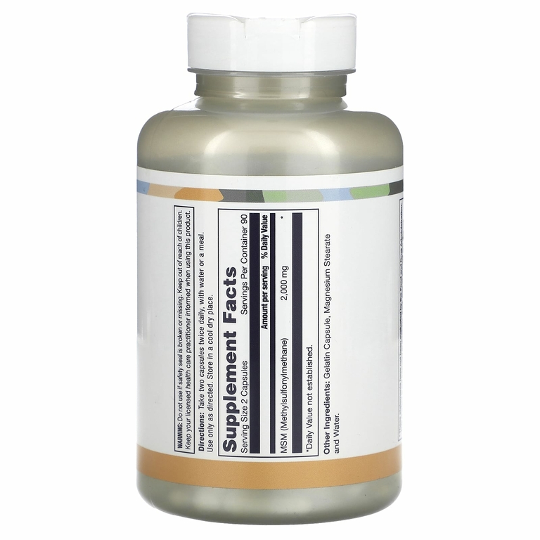 LifeTime Vitamins, МСМ, 180 капсул (1000 мг в каждой капсуле)