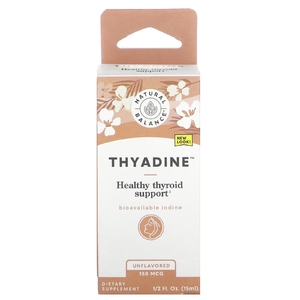 Natural Balance, Thyadine, поддержка здоровья щитовидной железы, без добавок, 150 мкг, 15 мл (0,5 жидк. унц.)