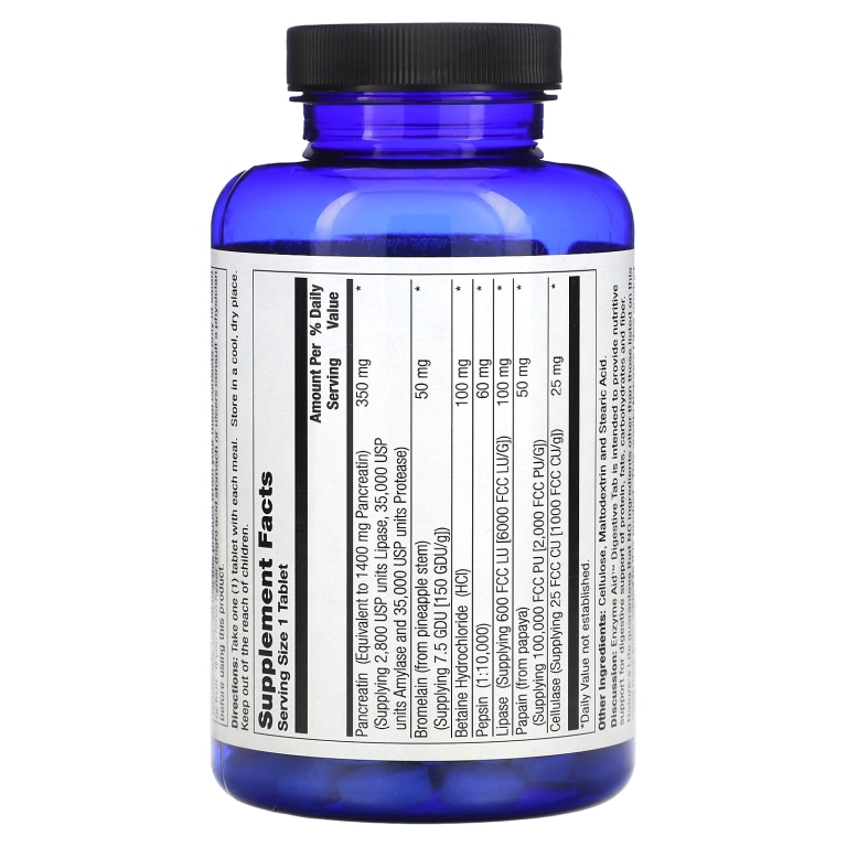 Nature's Life, Enzyme Aid, для улучшения пищеварения, 250 таблеток (Товар снят с продажи) 