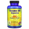 Nature's Life, Enzyme Aid, для улучшения пищеварения, 250 таблеток