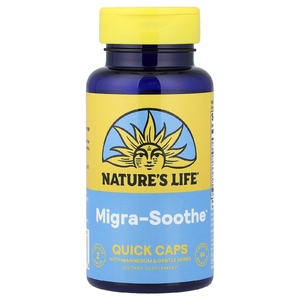 Nature's Life, Успокаивающее мигрене™ быстрые капсулы, 60 капсул