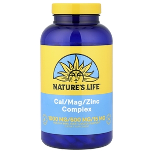Nature's Life, комплекс кальция, магния и цинка, 250 капсул