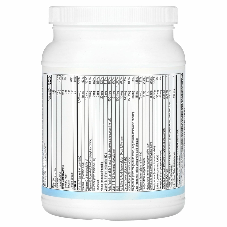 Nutra BioGenesis, UltraLean, веганский продукт, со вкусом натуральной ванили, 527 г (1 фунт, 2,6 унции)
