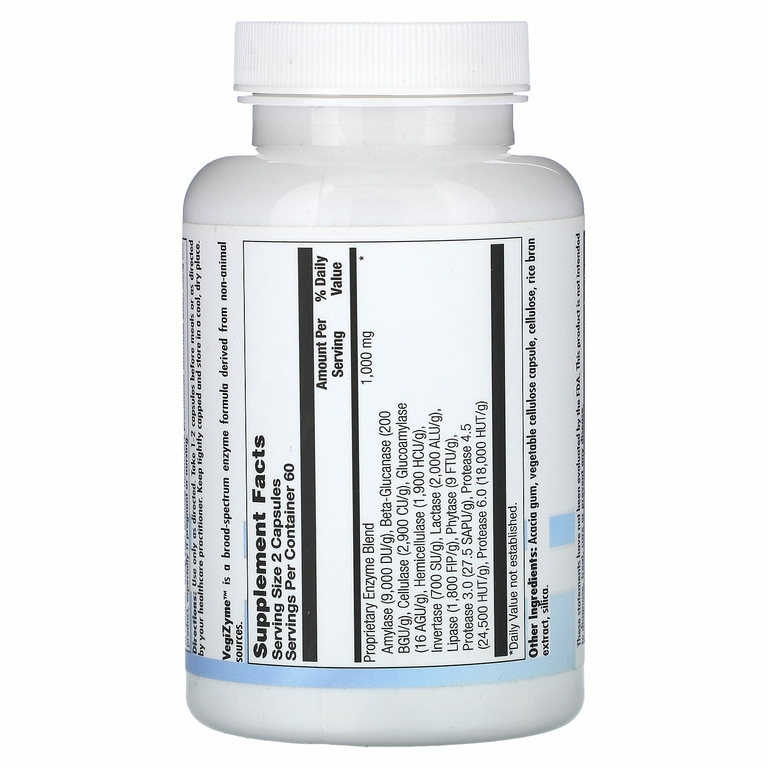 Nutra BioGenesis, VegiZyme, 120 капсул