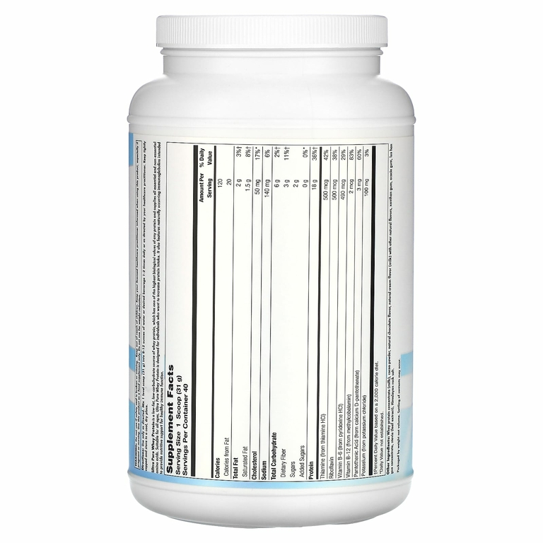 Nutra BioGenesis, ультрачистый сывороточный протеин, со вкусом натурального шоколада, 1250 г (2 фунта 12 унций)