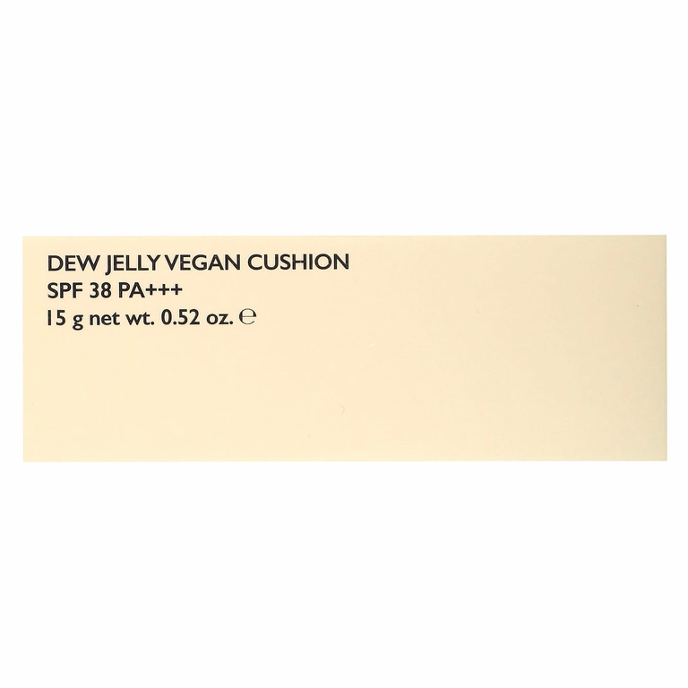 Amuse, Dew Jelly Vegan Cushion, SPF 38 PA +++, телесный оттенок 02, 15 г (0,52 унции)