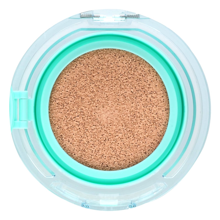 Amuse, Meta Fixing Vegan Cushion, SPF 45 PA ++, телесный оттенок 02, 15 г (0,52 унции)