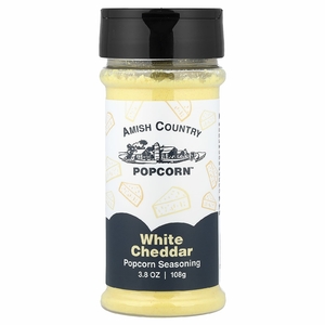 Amish Country Popcorn, Приправа для попкорна, белый чеддер, 108 г (3,8 унции)