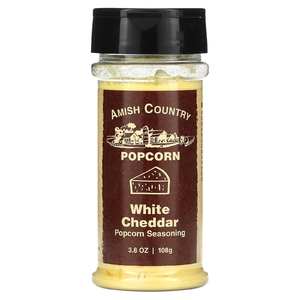 Amish Country Popcorn, Приправа для попкорна, белый чеддер, 108 г (3,8 унции)