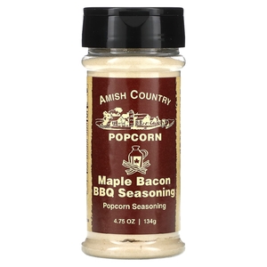 Amish Country Popcorn, Popcorn Seasoning, приправа для барбекю из кленового бекона, 134 г (4,75 унции)